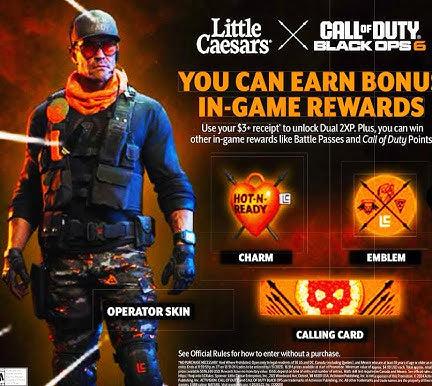 Call Of Duty X Little Caesars - Pack Little Caesars Black Ops 6